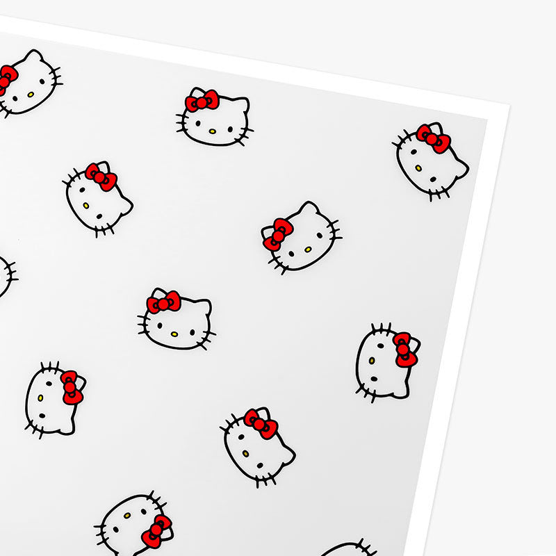 Cartoon magic edge bow cat cat head cat kt matte translucent paper bouquet wrapping paper waterproof floral packaging