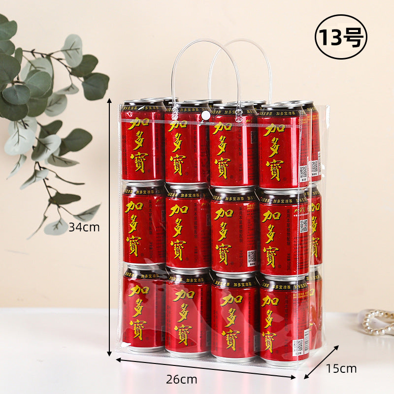 Environmentally Transparent PVC Wedding Gift Box Waterproof Transparent Bridesmaid Gift Bag Paper Box