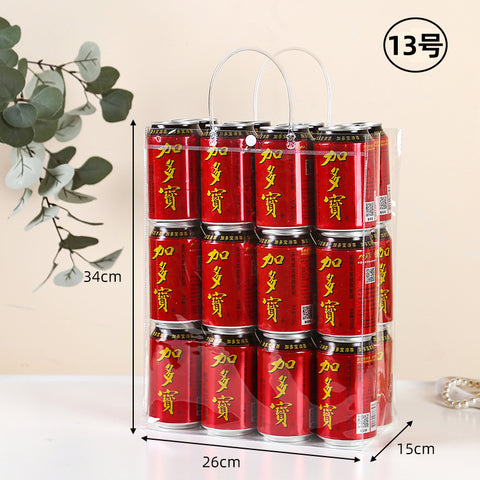 Environmentally Transparent PVC Wedding Gift Box Waterproof Transparent Bridesmaid Gift Bag Paper Box