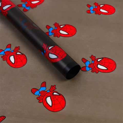 Cartoon Children's Series Waterproof Flower Wrapping Paper Spider-Man Bag Flower Paper Bouquet Packaging Materials Florist Materials