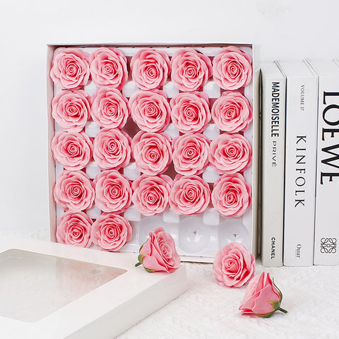 Taixi wholesale seven-layer awakening soap flower rose head simulation immortal flower rose handmade DIY bouquet material