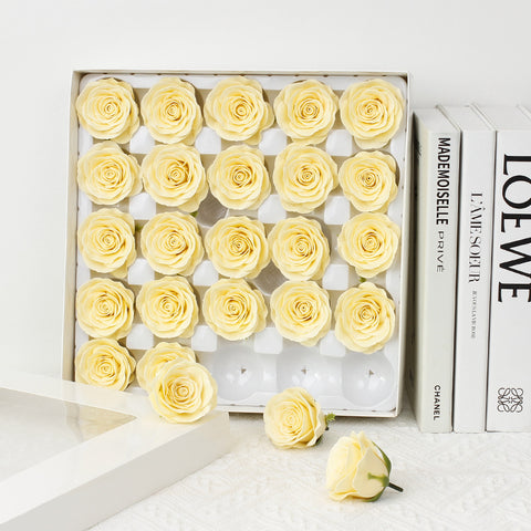 Taixi wholesale seven-layer awakening soap flower rose head simulation immortal flower rose handmade DIY bouquet material