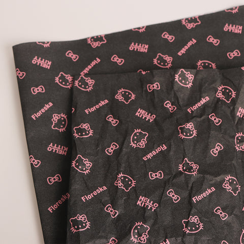38G cute cat Sydney paper, factory wholesale printing flower shop handmade DIY Sydney paper, bouquet wrapping paper