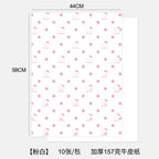 Polka dot Hello Kitty thickened wrapping paper modeling paper 157g kraft paper flower bouquet bag flower paper handmade floral materials