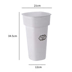 Wake flower bucket flower shop special Hong Kong-style square flower bucket wholesale stall household dried flowers flower growing bucket Wake flower bucket