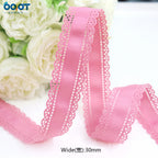 3cm Solid Color Lace Hollow Grosgrain Ribbon Eco-Friendly Durable Modern DIY Handmade Bow Headgear Hair Valentine's Day Wedding