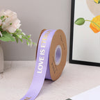 Valentine's Day flower shop floral supplies English threaded ribbon DIY bouquet ribbon material spot wholesale