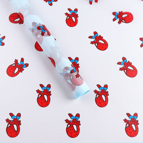 Cartoon Children's Series Waterproof Flower Wrapping Paper Spider-Man Bag Flower Paper Bouquet Packaging Materials Florist Materials
