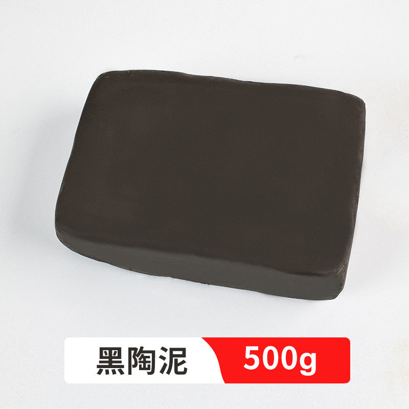 Soft pottery mud clay shaping clay porcelain mud 500g handmade pottery no-bake white mud manufacturers wholesale pottery mud