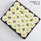 Qixi Festival new soap flower head pride rose aromatherapy immortal flower seven layers soap flower simulation flower wholesale