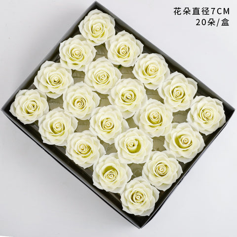 Qixi Festival new soap flower head pride rose aromatherapy immortal flower seven layers soap flower simulation flower wholesale