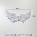 Internet celebrity feather explosion winged angel wings cone bouquet decoration advanced floral handmade DIY material