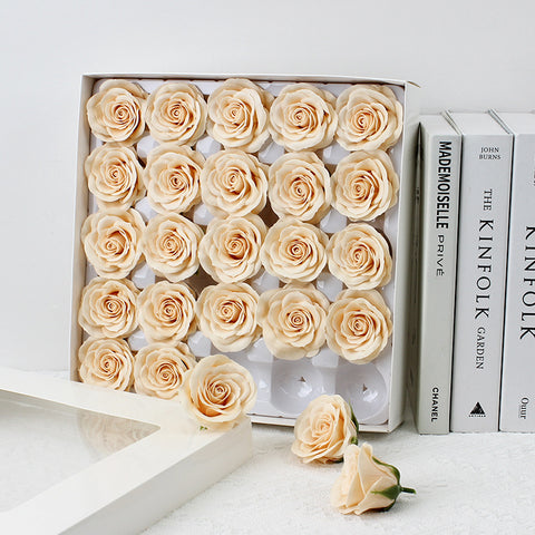 Taixi wholesale seven-layer awakening soap flower rose head simulation immortal flower rose handmade DIY bouquet material