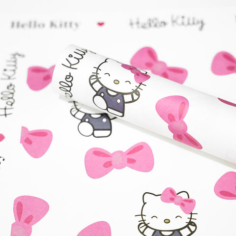 Cartoon KT Cat Wrapping Paper White Kraft Paper Thickened Cute Cat Florist Floral Handmade DIY Material
