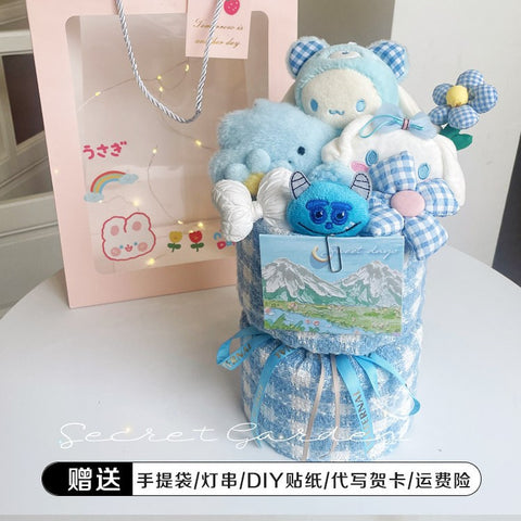 Factory Direct Supply Butter Bear Doll Bouquet UV Resistant Knit Valentine's Day Birthday Gift