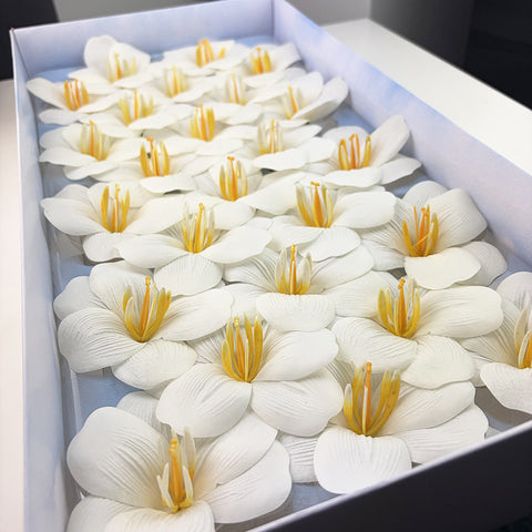 Soap flower tulip new bouquet flower accessories simulated flower gifts open tulip with flower embellishment