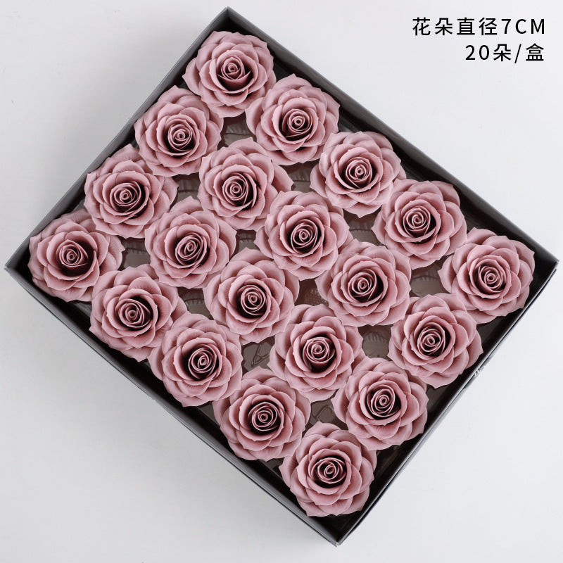 Qixi Festival new soap flower head pride rose aromatherapy immortal flower seven layers soap flower simulation flower wholesale