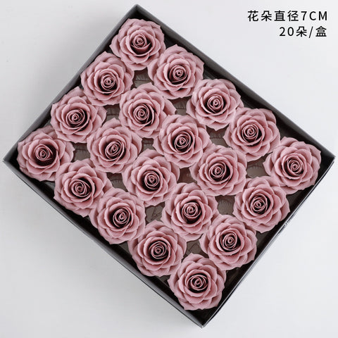 Qixi Festival new soap flower head pride rose aromatherapy immortal flower seven layers soap flower simulation flower wholesale