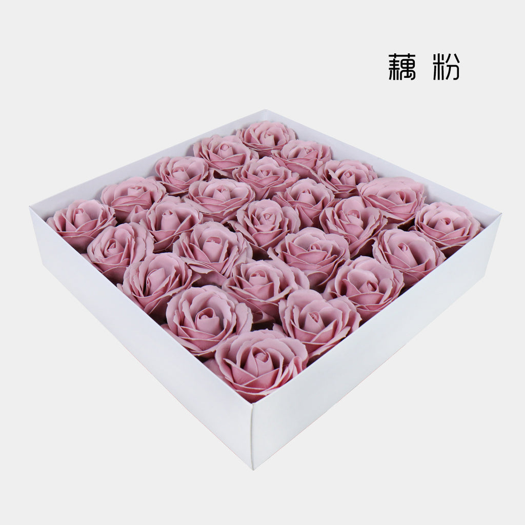 Artificial flower five-layer rose soap flower large flower head soap flower gift box bouquet flower shop festival supplies manufacturer wholesale