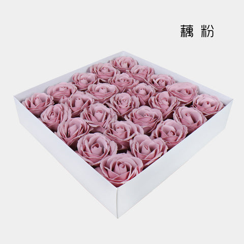Artificial flower five-layer rose soap flower large flower head soap flower gift box bouquet flower shop festival supplies manufacturer wholesale