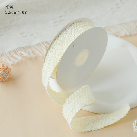 Waltz Fluffy Textured Ribbon Flower Bouquet Bag Decorative Ribbon Gift Ribbon Floral DIY Florist Materials