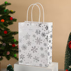 Christmas gift bag cartoon christmas tree souvenir bag holiday party snack packaging bag kraft paper bag