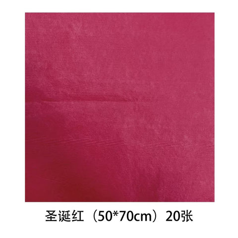 Christmas Themed Flower Coated Wrapping Paper Roll White Eco-friendly Offset/Silk Screen Printing Single Side