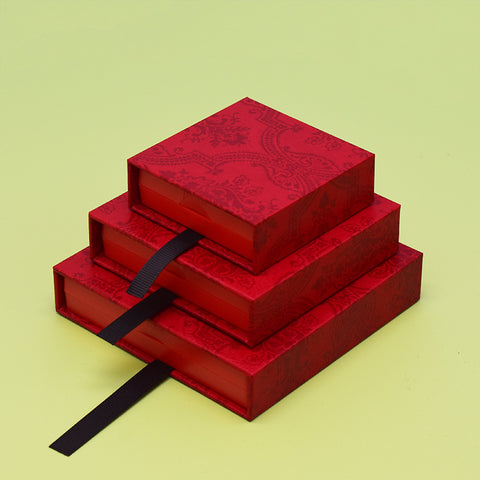 Customized Eco-friendly Portable Reusable Handmade Paperboard Jewelry Drawer Packaging Gift Box
