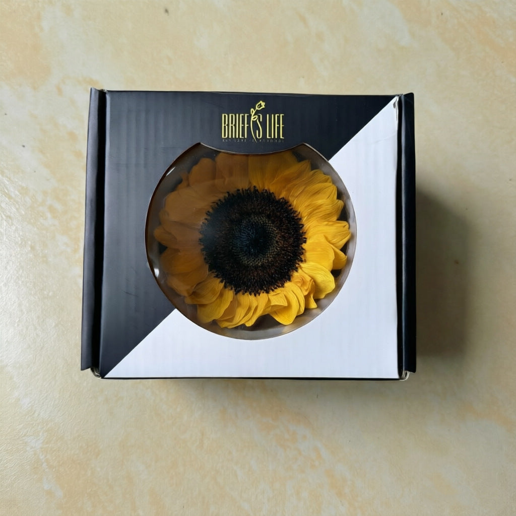 Eternal Sunflower Eternal Flower Sunflower Flower Head Material Keep Flower Sunflower Flower Head Spot Wholesale