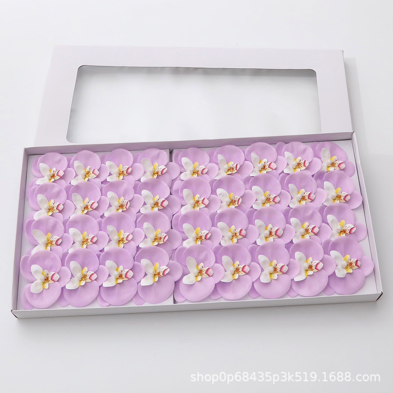 New Phalaenopsis Christmas Soap Flower Orchid Soap Flower Gift Box Bouquet Making Decoration Flower Shop Spot