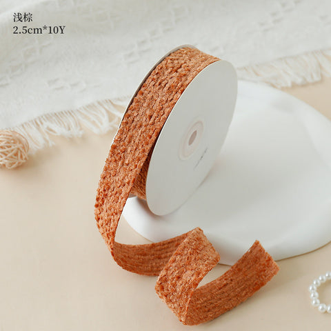 Waltz Fluffy Textured Ribbon Flower Bouquet Bag Decorative Ribbon Gift Ribbon Floral DIY Florist Materials