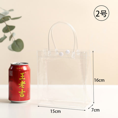 Environmentally Transparent PVC Wedding Gift Box Waterproof Transparent Bridesmaid Gift Bag Paper Box