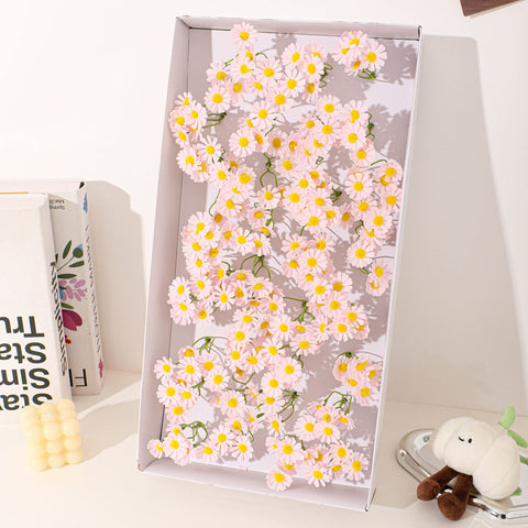 Simulation chamomile small daisy soap flower fresh bouquet packaging decoration fake flower with flower handmade DIY decoration material