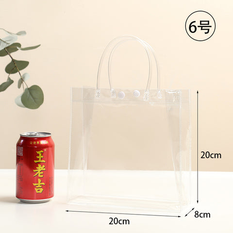 Environmentally Transparent PVC Wedding Gift Box Waterproof Transparent Bridesmaid Gift Bag Paper Box