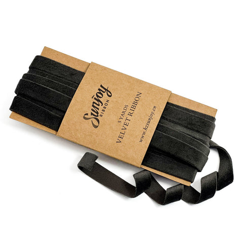 Dutch Velvet Ribbon Roll Modern Velvet Gift Ribbon for Handmade Craft Ornaments Wedding Gift Wrapping