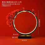New Chinese LED lamp ring living room creative ornament Gundam background light gift home decoration flowing water ornament
