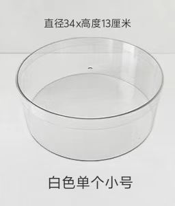 New large-capacity PET fruit flower box food grade round waterproof transparent flower fruit flower arrangement gift box empty box