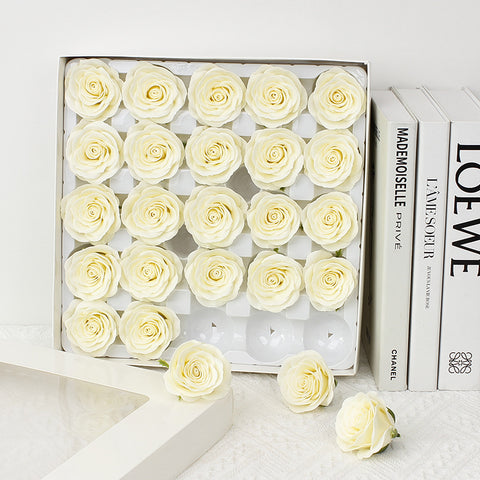 Taixi wholesale seven-layer awakening soap flower rose head simulation immortal flower rose handmade DIY bouquet material
