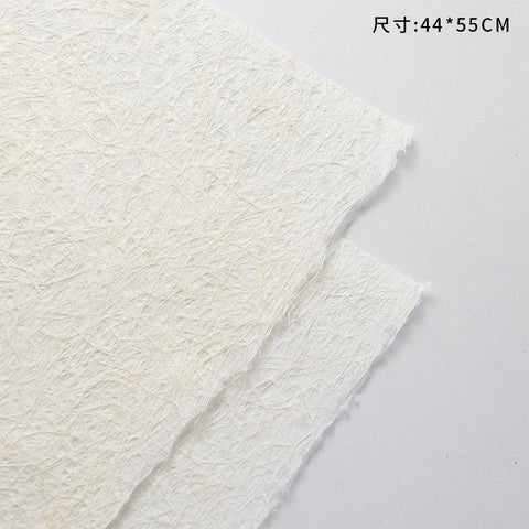 Internet celebrity handmade cloud hemp paper random pattern bark paper autumn and winter retro premium feeling bag flower paper thickened art paper wholesale