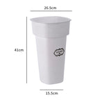 Wake flower bucket flower shop special Hong Kong-style square flower bucket wholesale stall household dried flowers flower growing bucket Wake flower bucket