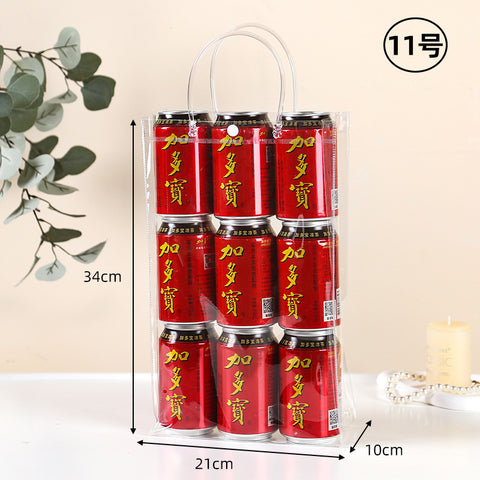 Environmentally Transparent PVC Wedding Gift Box Waterproof Transparent Bridesmaid Gift Bag Paper Box