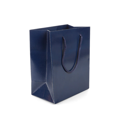 Solid color glossy universal gift packaging tote bag tea bag kraft paper tote bag watch box paper bag jewelry bag