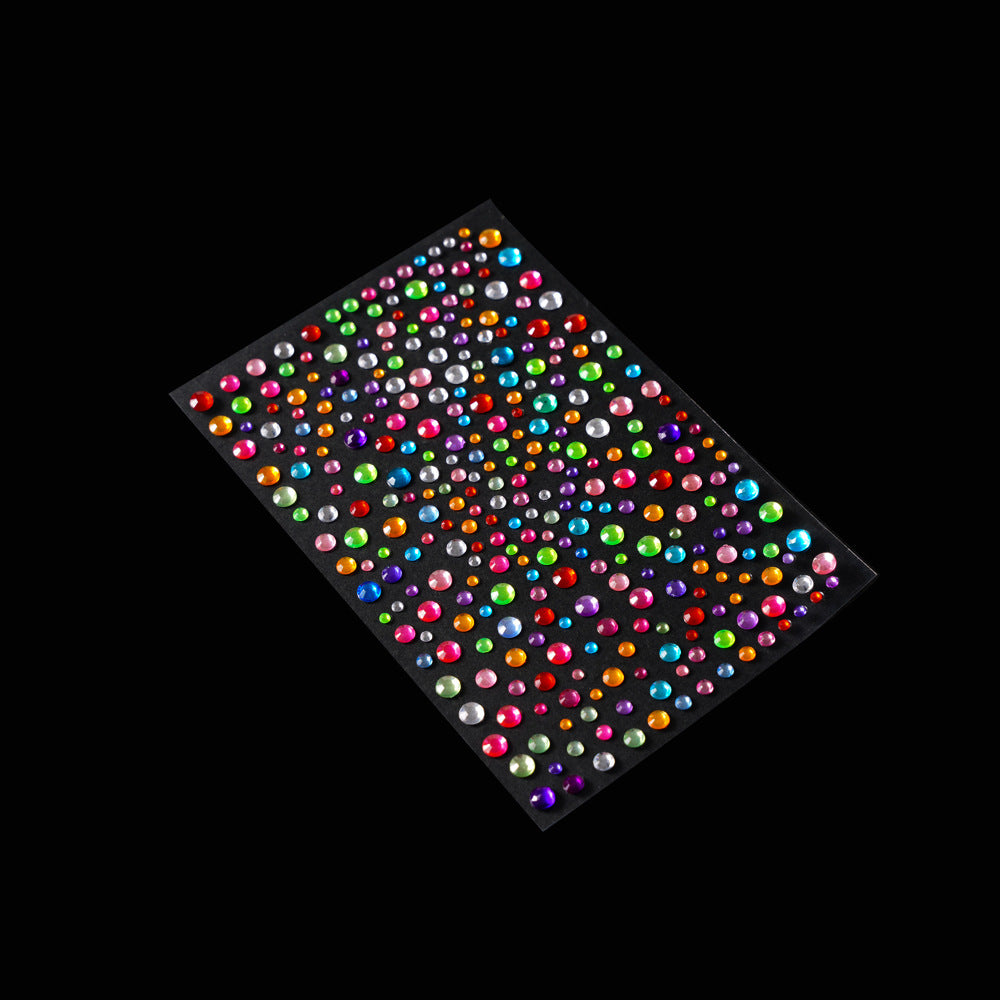 Star diamond sticker flower shop bouquet decoration rhinestone sticker flower petal letter diamond flower art packaging consumables