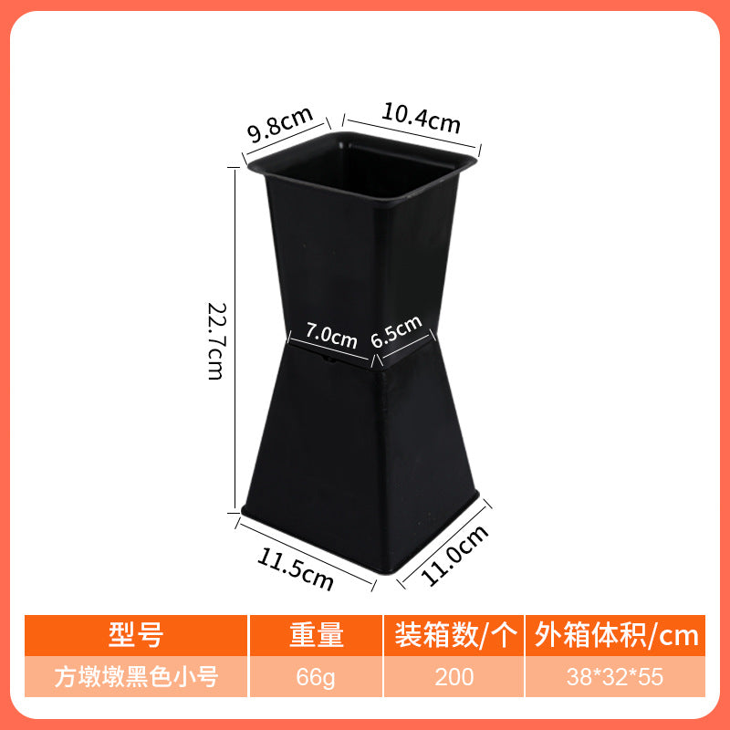 Square Dun Dun Flower Arrangement Artifact Square Flower Arrangement Quiver Flower Shop Festival Bouquet Sword Barrel Plastic Arrangement Flower Base