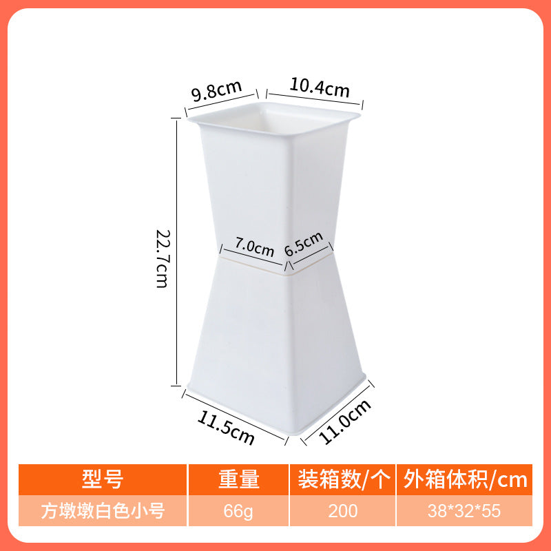 Square Dun Dun Flower Arrangement Artifact Square Flower Arrangement Quiver Flower Shop Festival Bouquet Sword Barrel Plastic Arrangement Flower Base