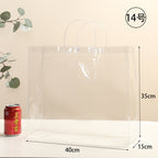Environmentally Transparent PVC Wedding Gift Box Waterproof Transparent Bridesmaid Gift Bag Paper Box