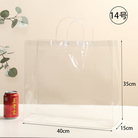 Environmentally Transparent PVC Wedding Gift Box Waterproof Transparent Bridesmaid Gift Bag Paper Box