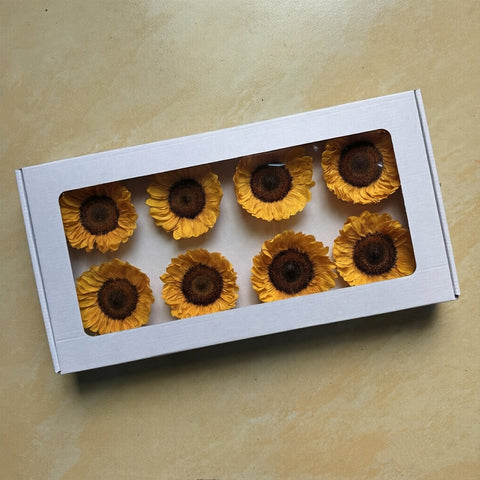 Eternal Sunflower Eternal Flower Sunflower Flower Head Material Keep Flower Sunflower Flower Head Spot Wholesale