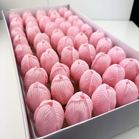 New product simulation tulip flower head soap flower mother's day send mother arrangement flower accessories handmade materials