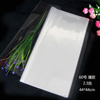 Fresh flower wrapping paper, fully transparent cellophane, 50 sheets, plastic paper, waterproof paper, flower wrapping paper, bouquet paper